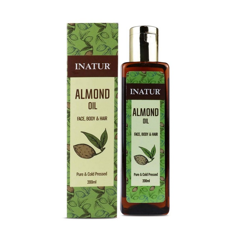 La Flora Organics Sweet Almond Oil 100 Pure cold pressedSkin  Hair Care   100 Ml  Natures Own Personal Care
