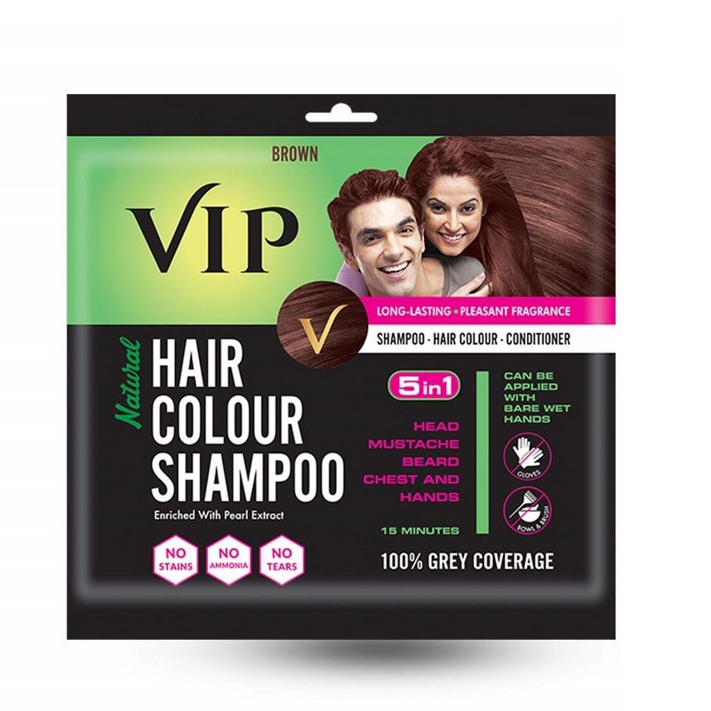 Kaveri Natural Black Hair Color Shampoo for Instant Hair Color