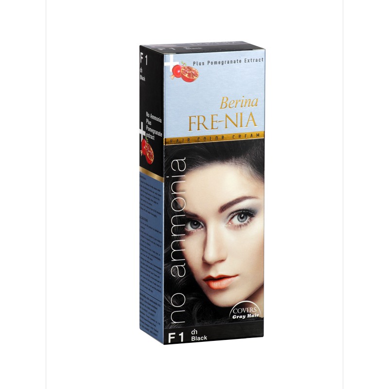 Berina Hair Color Cream Black F1: Buy Berina Hair Color Cream Black  F1Online at Best Price in India | Health and Glow