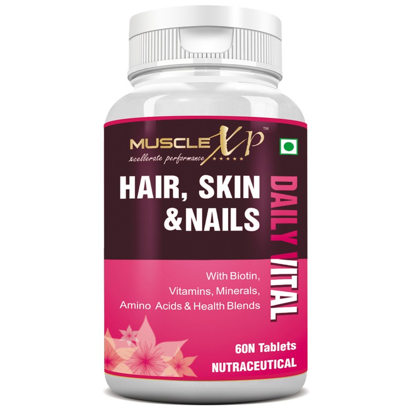 Musclexp Biotin Hair Skin & Nails 60 Tablets: Shop Musclexp Biotin Hair Skin  & Nails 60 TabletsOnline at Best Price in India at H&G | Health and Glow