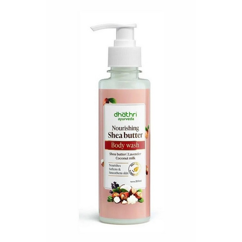 Buy Dhathri Ayurveda Shea Butter Body Wash 200ml | Health & Glow Buy Dhathri Ayurveda Shea Butter Body Wash 200ml | Health & Glow