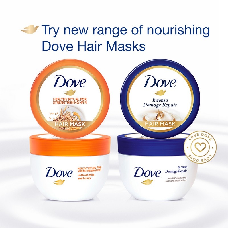 Buy Dove Healthy Ritual Strengthening Hair Mask 300ml | Health & Glow Buy Dove Healthy Ritual Strengthening Hair Mask 300ml | Health & Glow