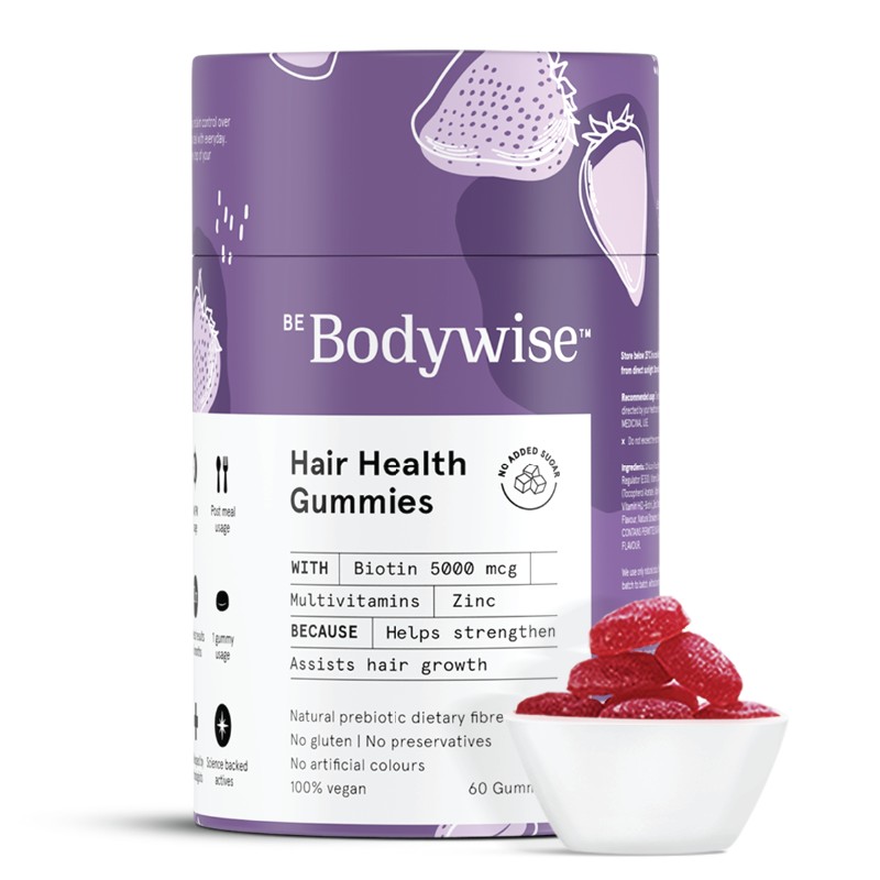Be Bodywise 5000 mcg Biotin Gummies 60 Days Pack for Stronger Hair  Nails   Zinc  Multivitamins Buy Be Bodywise 5000 mcg Biotin Gummies 60 Days  Pack for Stronger Hair 