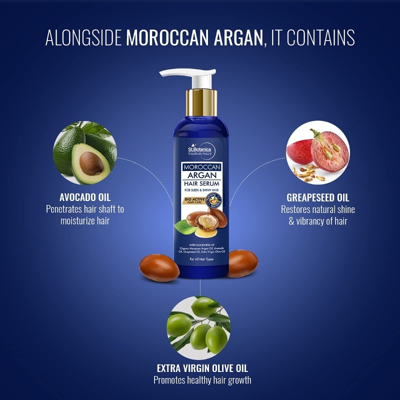 Buy Stbotanica Argan Hair Serum 120ml | Health & Glow Buy Stbotanica Argan Hair Serum 120ml | Health & Glow