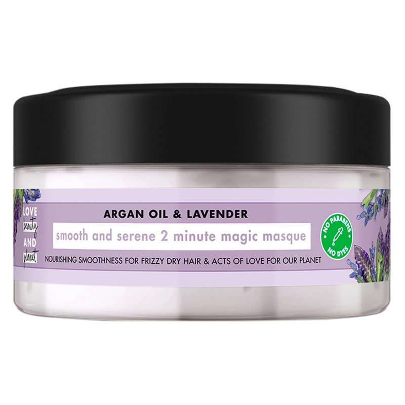 Love Beauty & Planet Argan Oil And Lavender Smooth And Serene 2 Minute Magic Masque 200ml