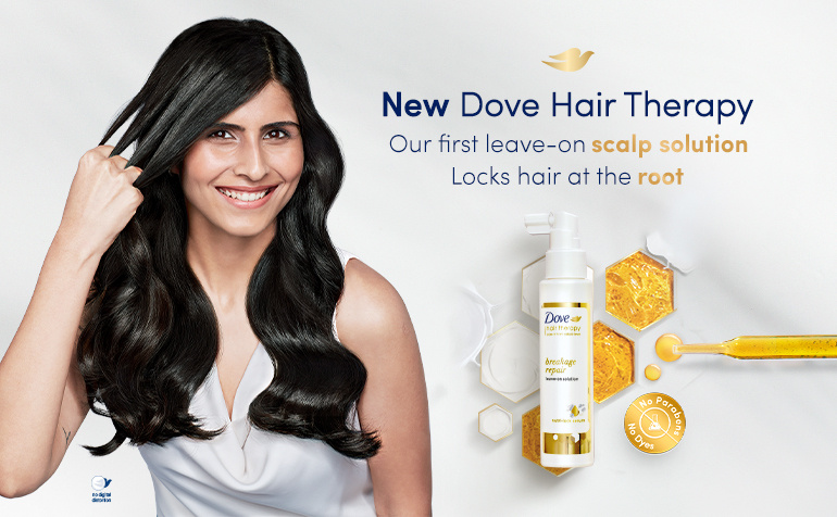 Buy Dove Hair Therapy Breakage Repair Leave-On Solution Nutri-Lock Serum 100ml | Health & Glow Buy Dove Hair Therapy Breakage Repair Leave-On Solution Nutri-Lock Serum 100ml | Health & Glow
