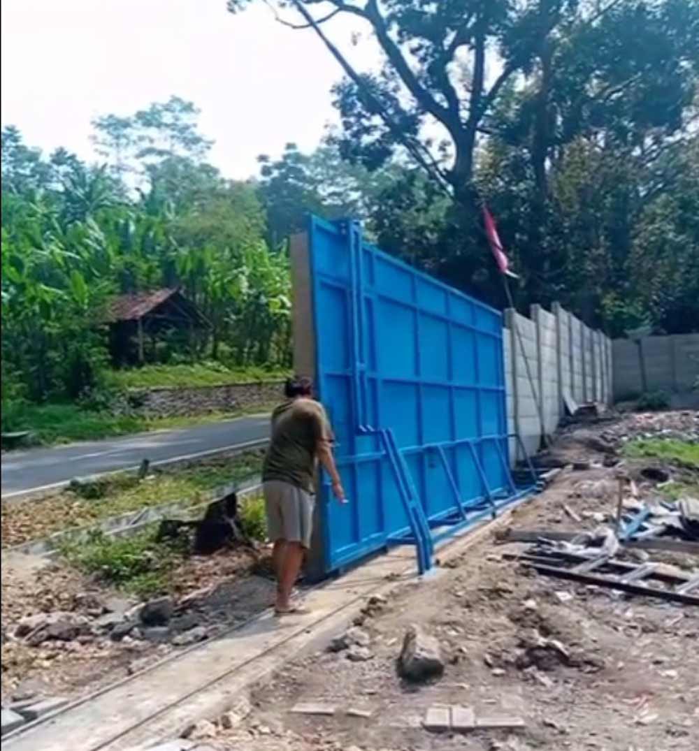 Dokumentasi proses pembangunan struktur di Site Cipatat