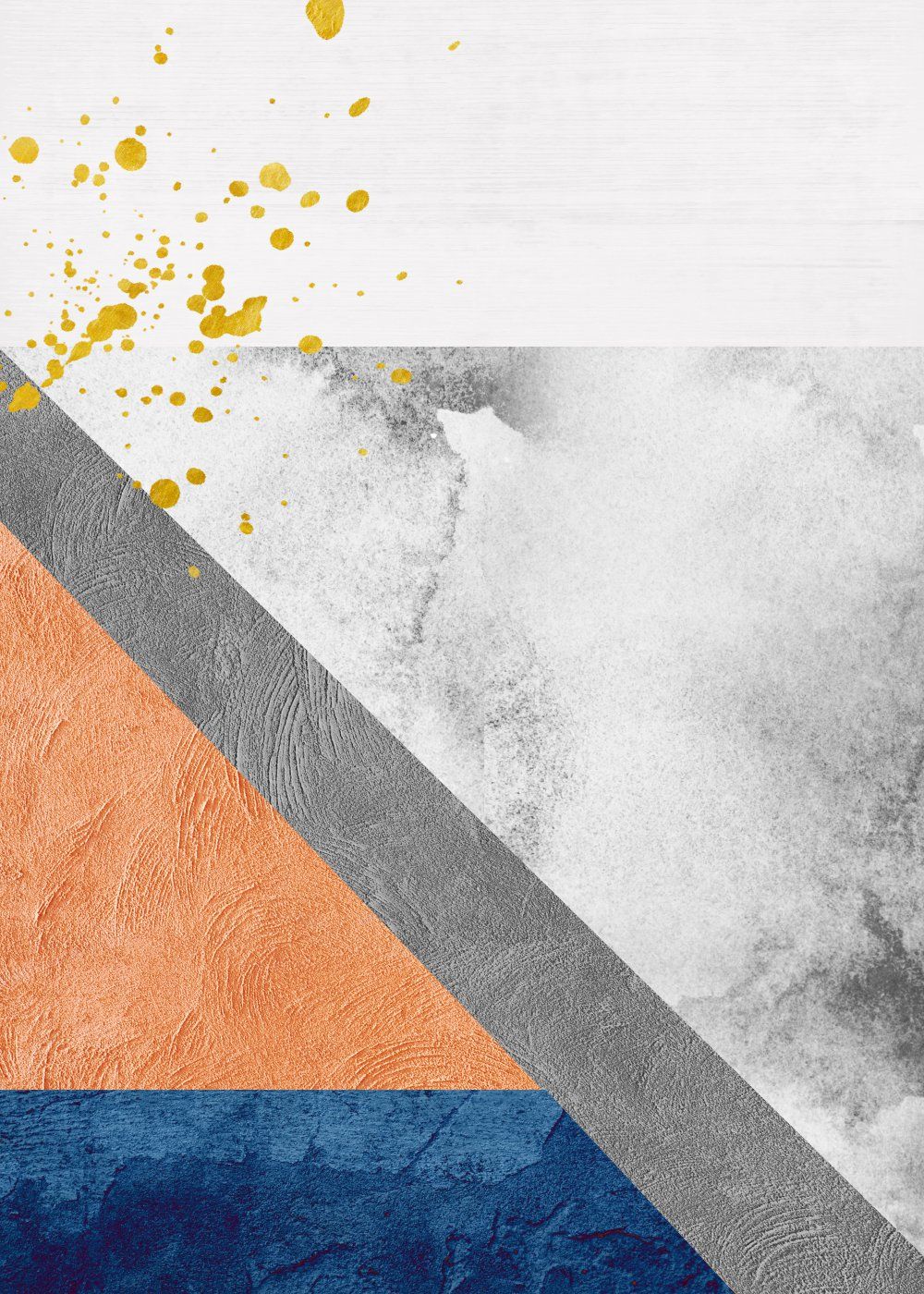 Konten Abstract Geometric Splatter
