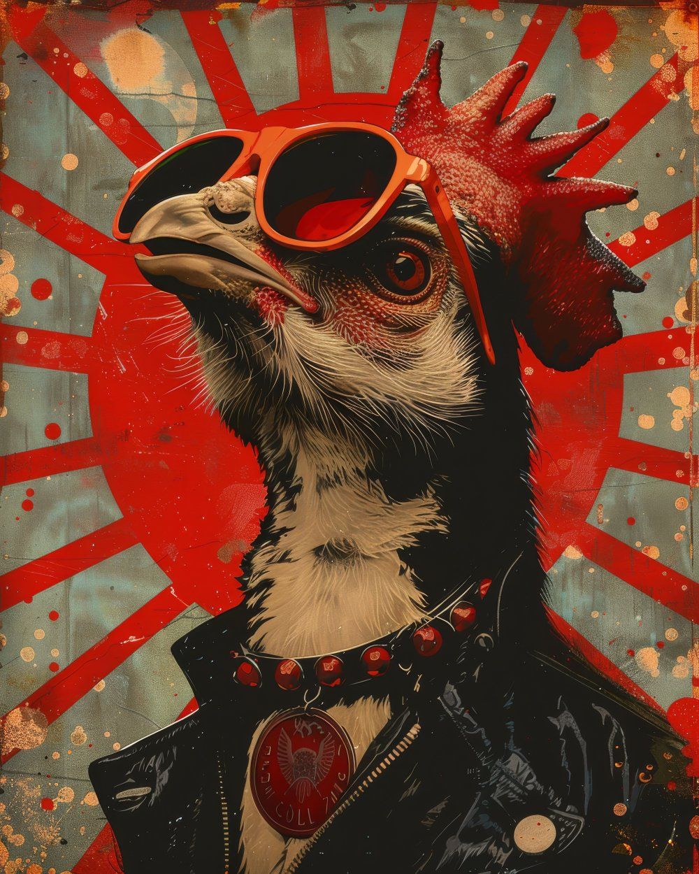 Konten Ayam Berkacam dan Bandana
