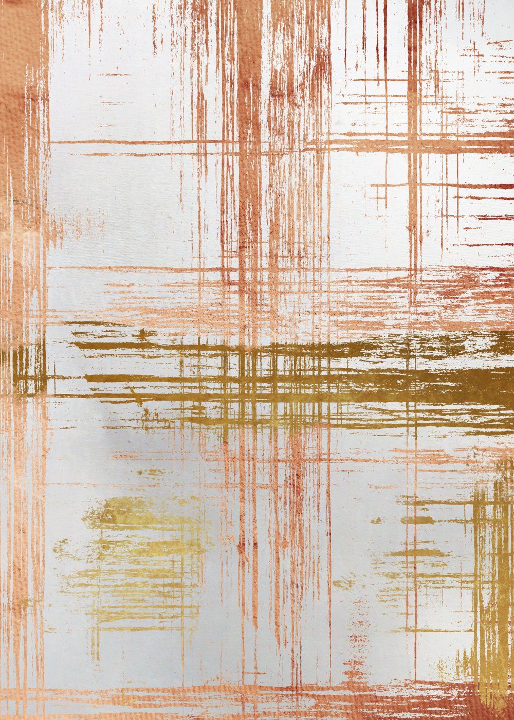 Konten Kanvas Abstract Warna Putih dan Coklat