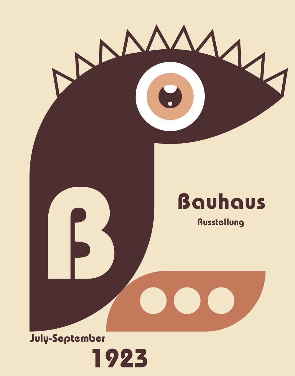 Konten Koi dengan Tulisan Bauhaus