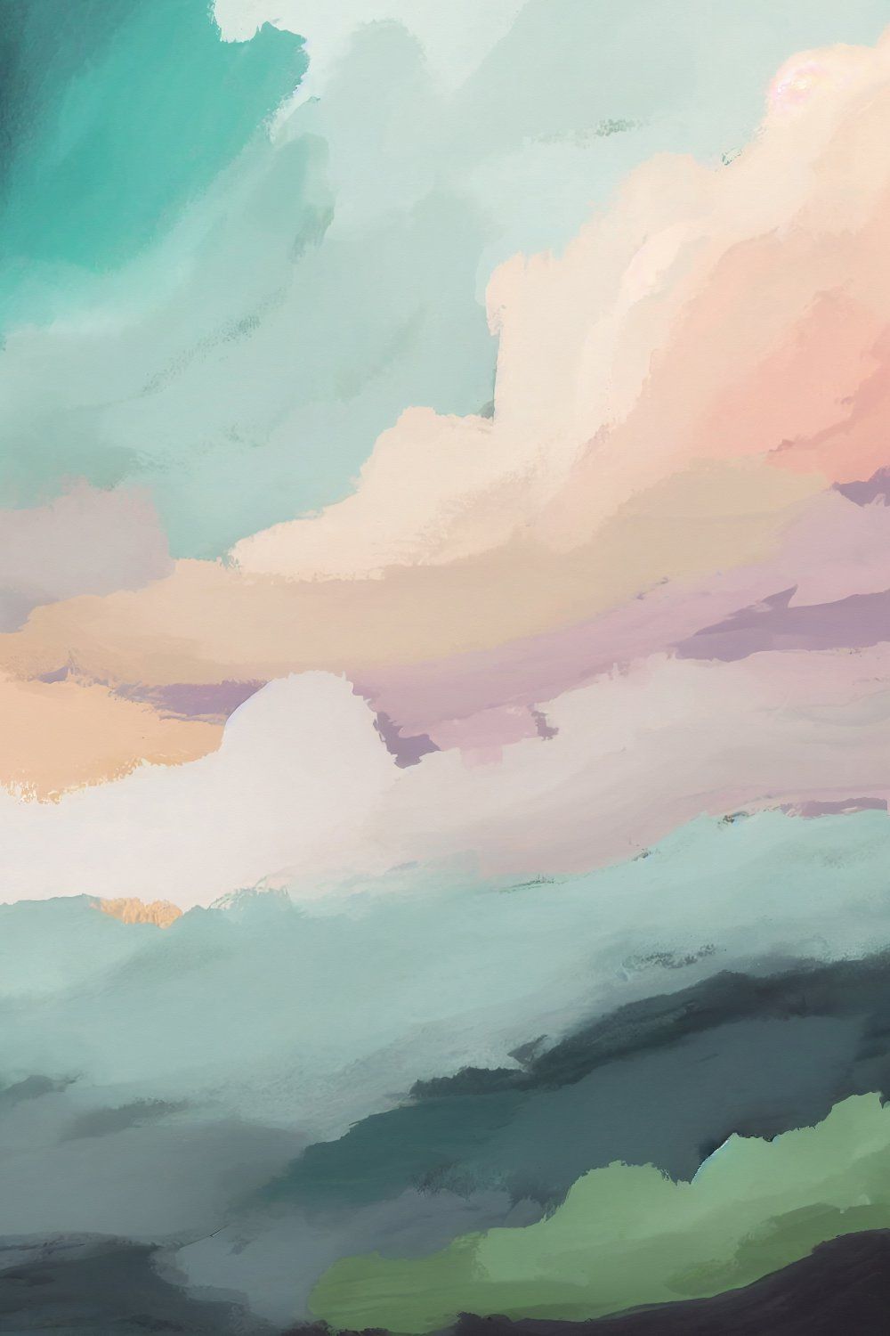 Konten Langit Berwarna Pink dan Biru