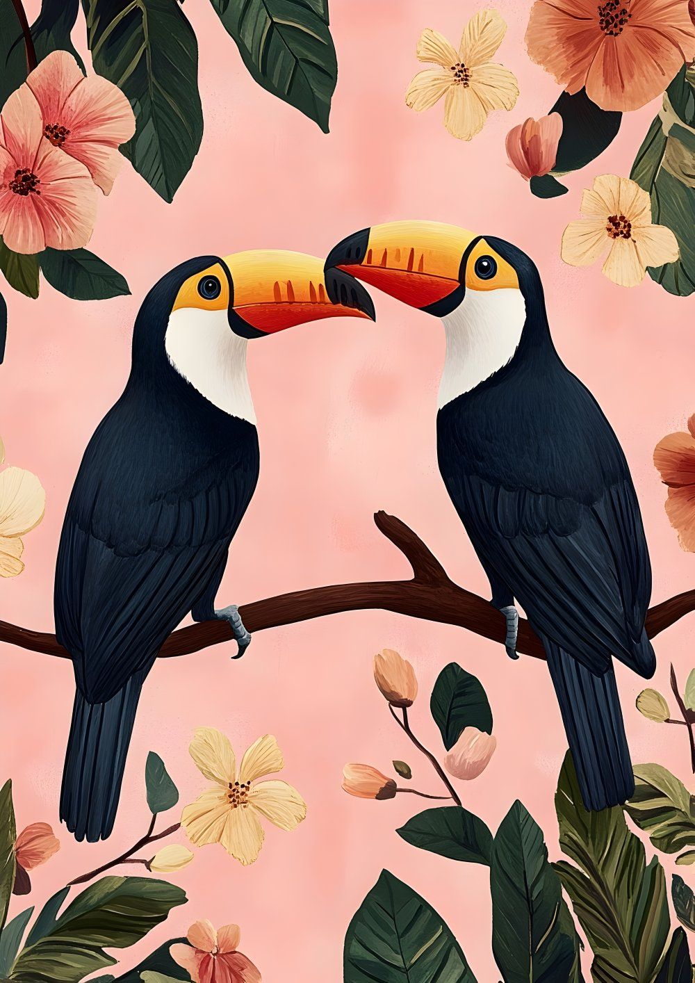 Konten Parrot dengan Warna yang Menarik