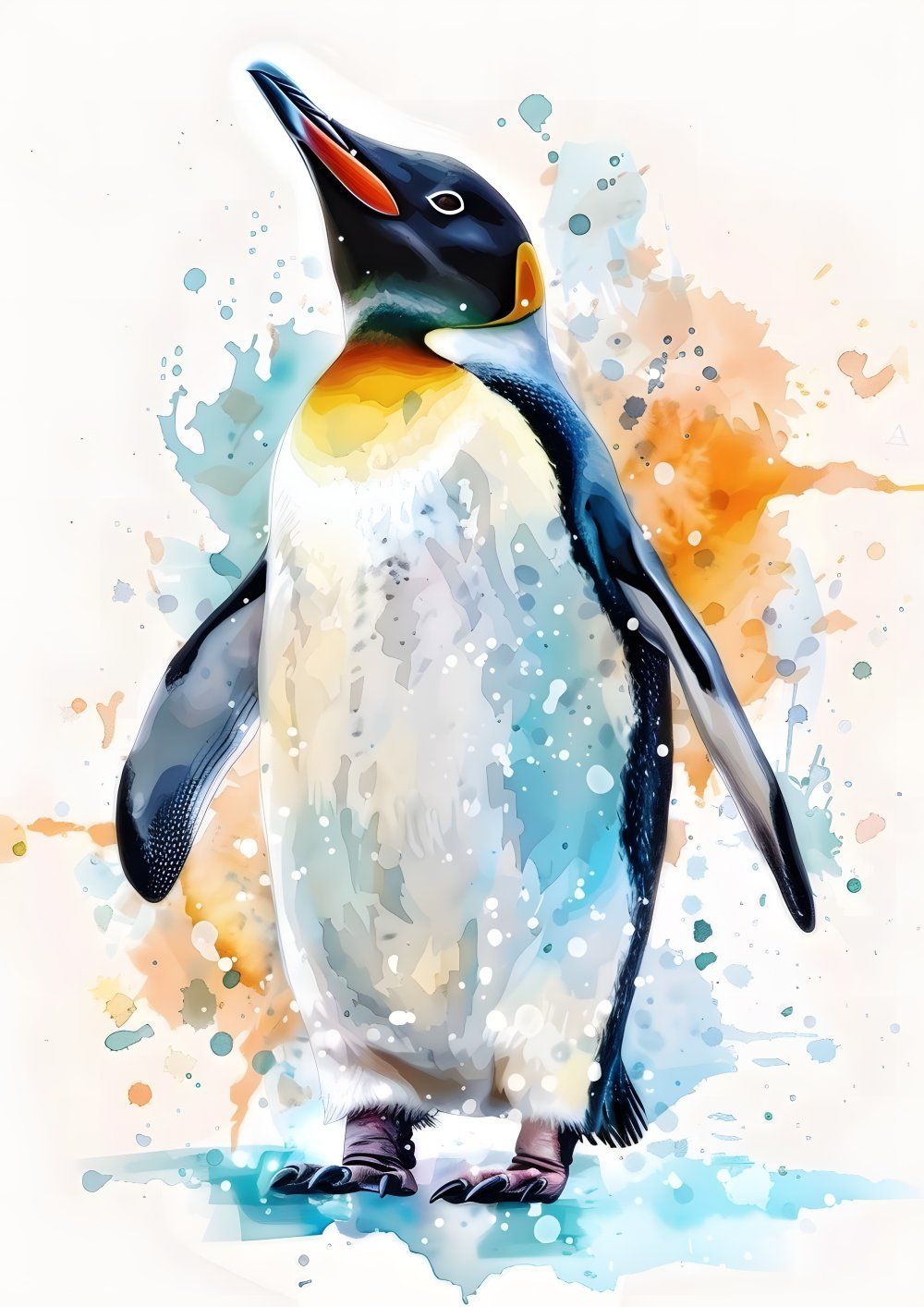Konten Penguin Standing On One Leg