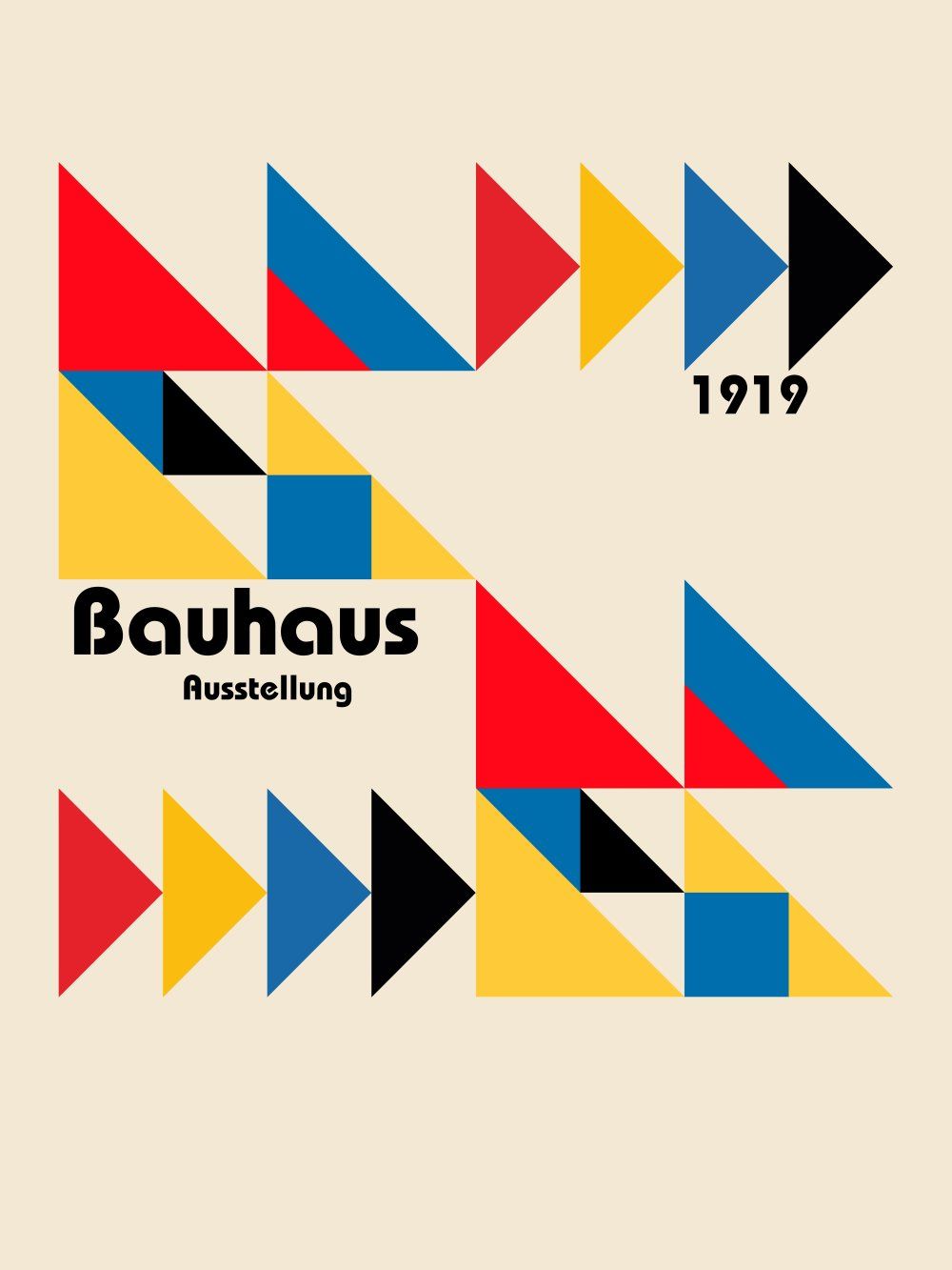 Konten Poster Bauhaus 1910
