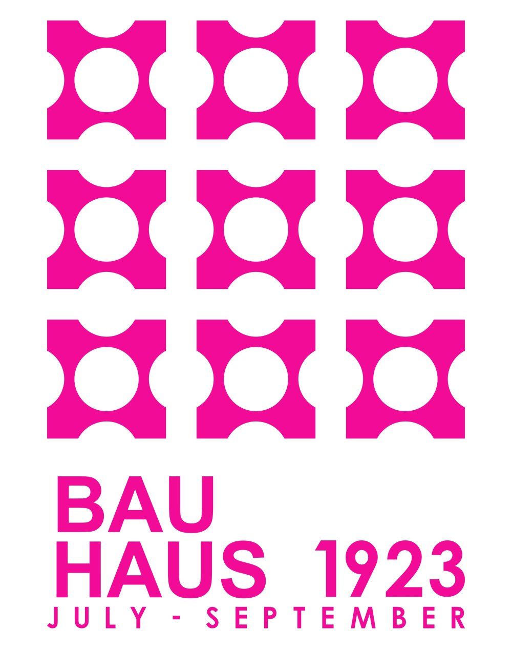 Konten Poster Bauhaus 1923
