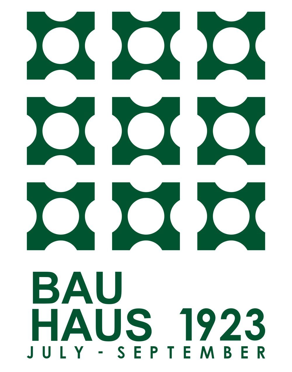Konten Poster Bauhaus 1923