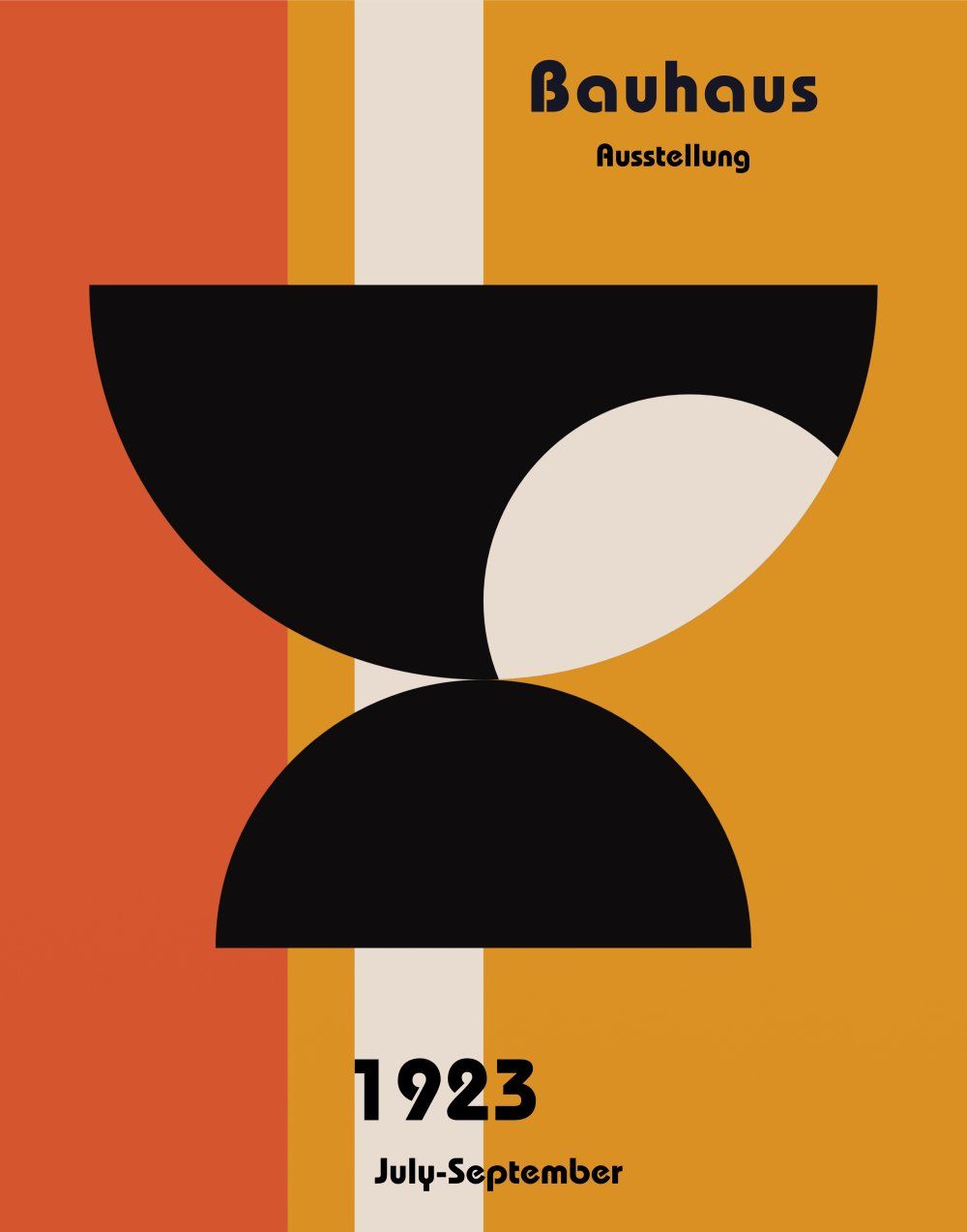 Konten Poster Bauhaus 1923