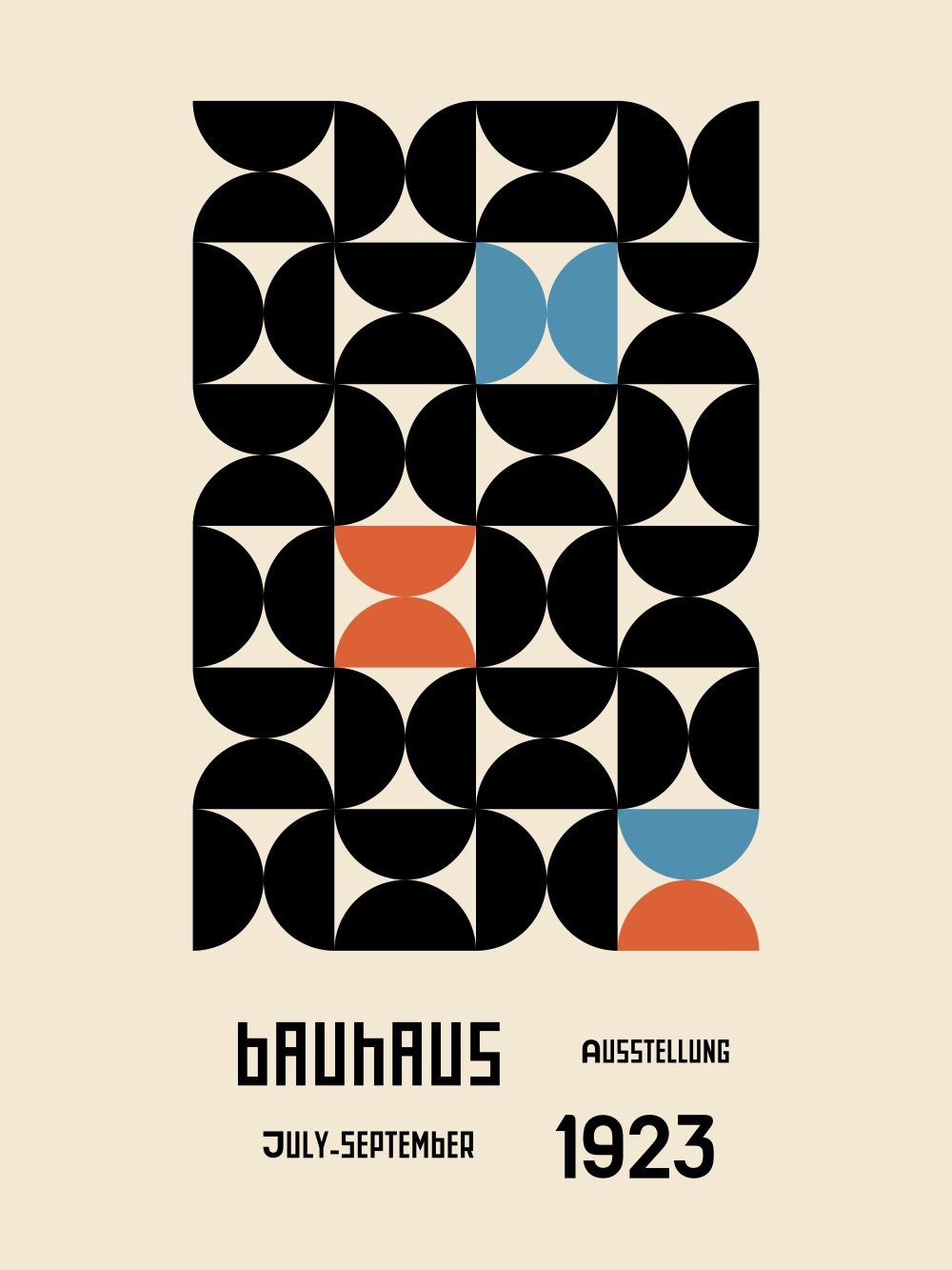 Konten Poster Bauhaus 1923