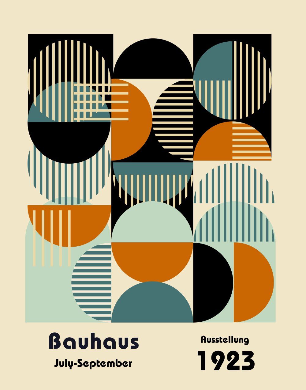 Konten Poster Bauhaus 1923