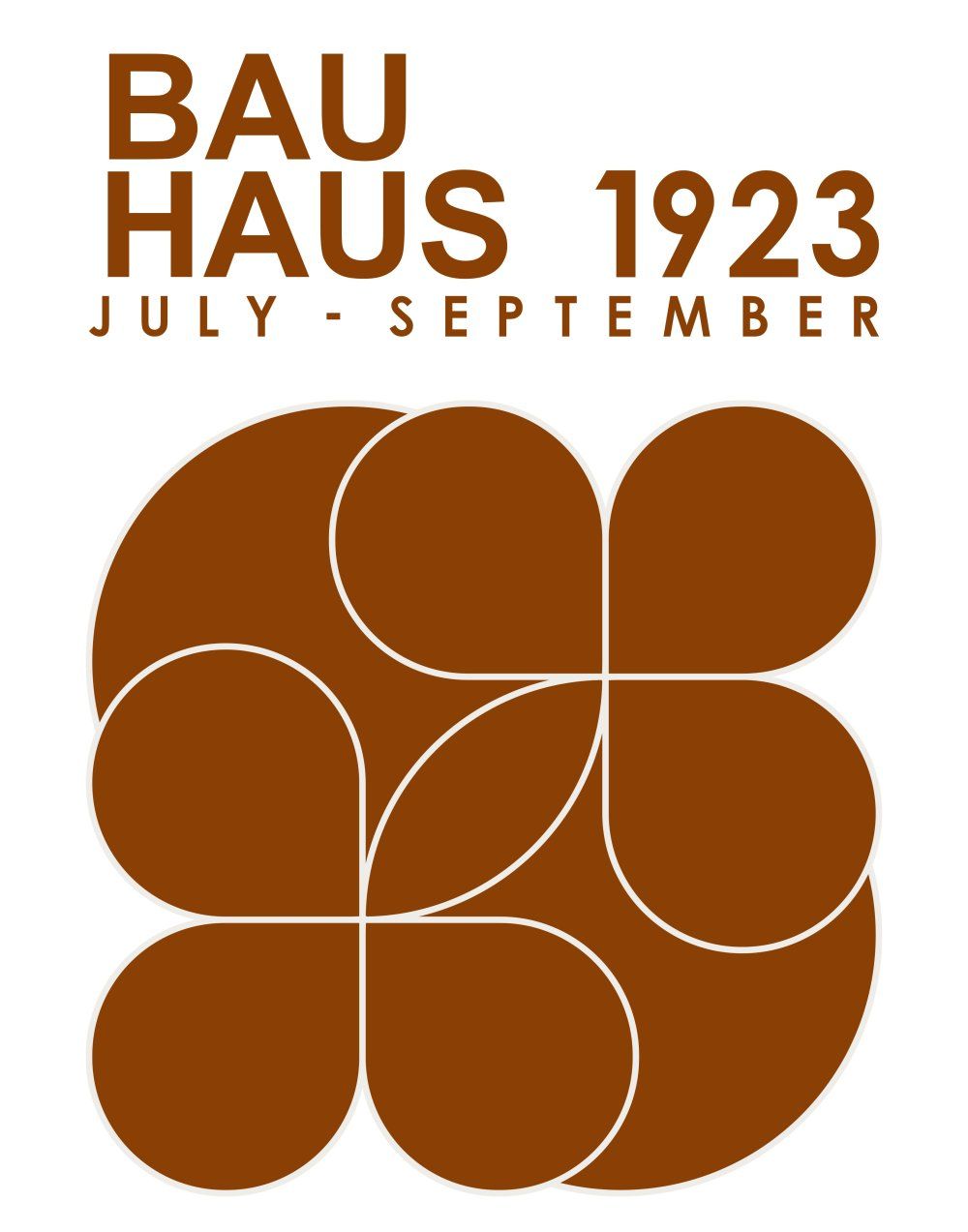 Konten Poster Bauhaus 1923