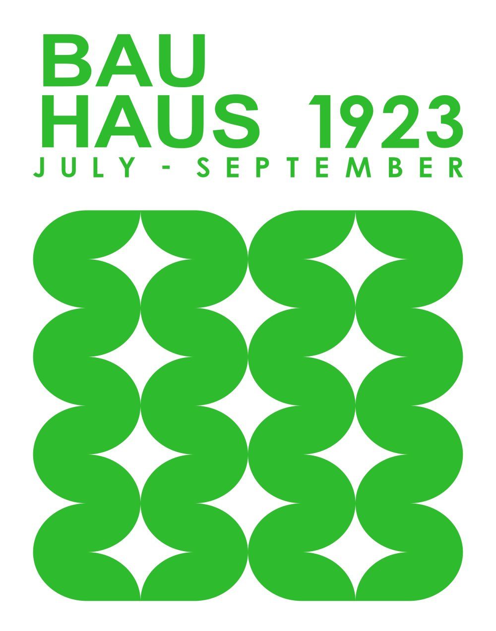 Konten Poster Bauhaus 1923