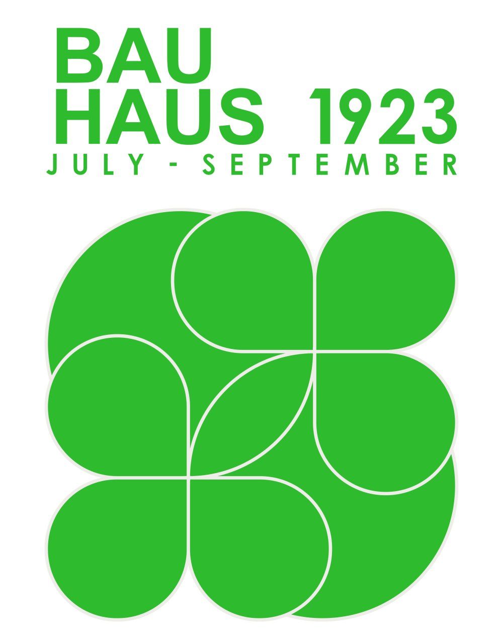 Konten Poster Bauhaus 1923