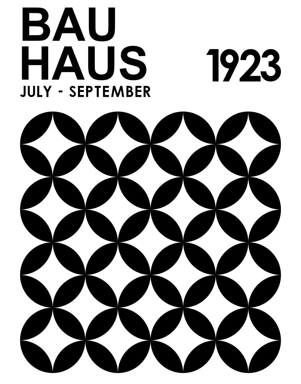 Konten Poster Bauhaus 1923