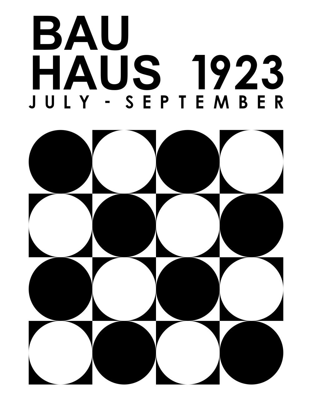 Konten Poster Bauhaus 1923