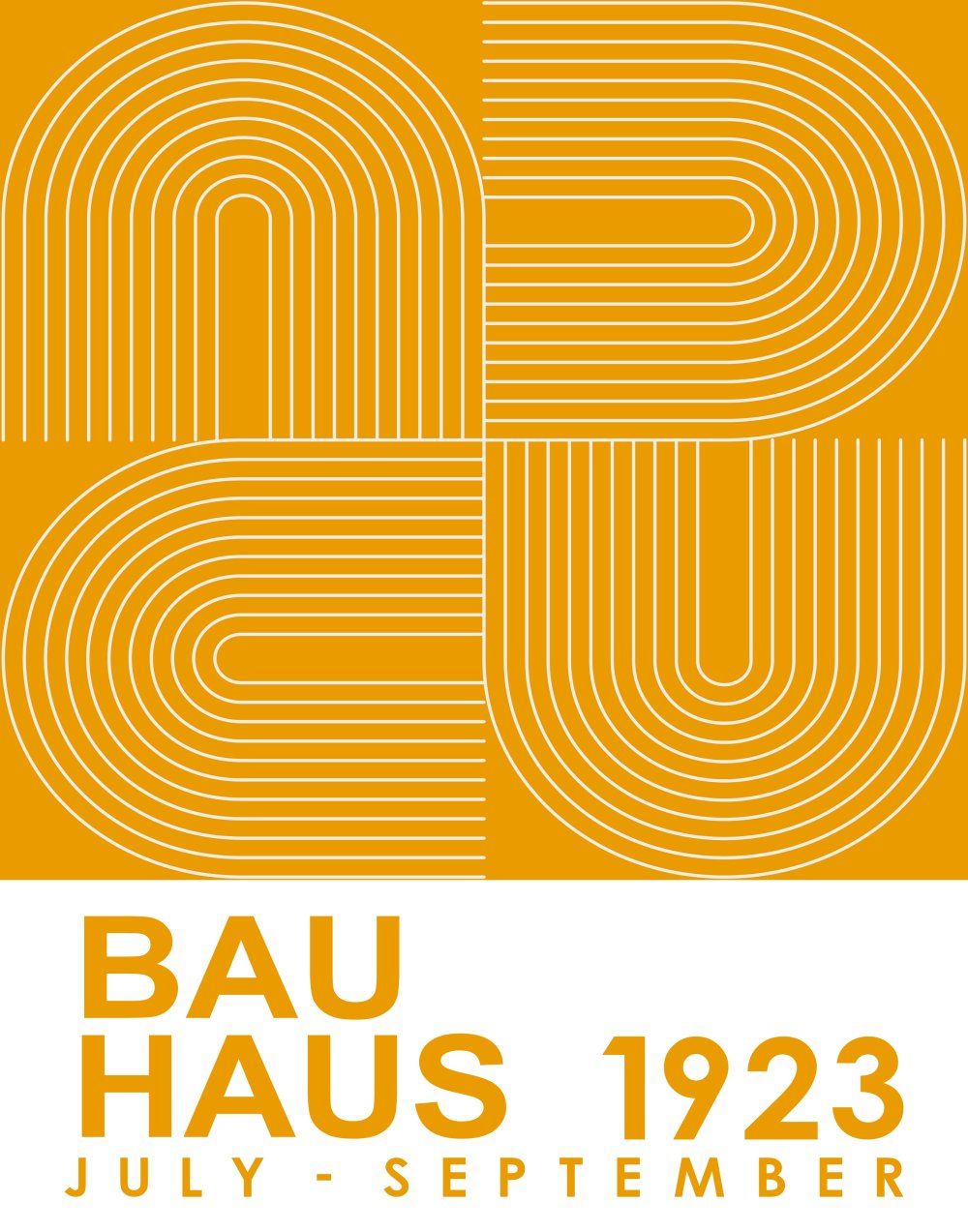Konten Poster Bauhaus 1923