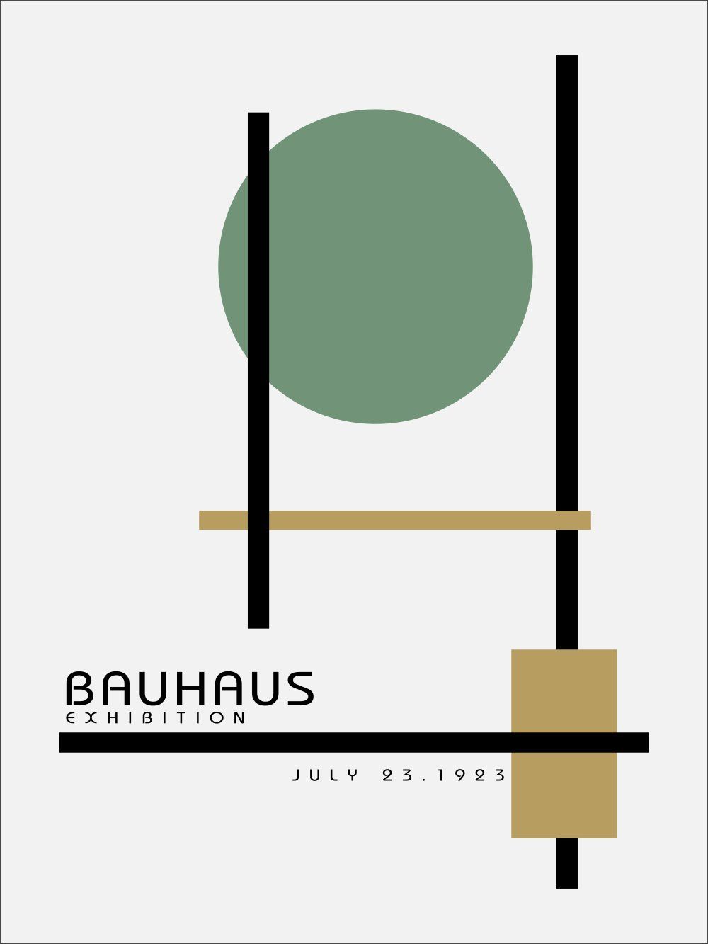 Konten Poster Bauhaus Art Exhibition