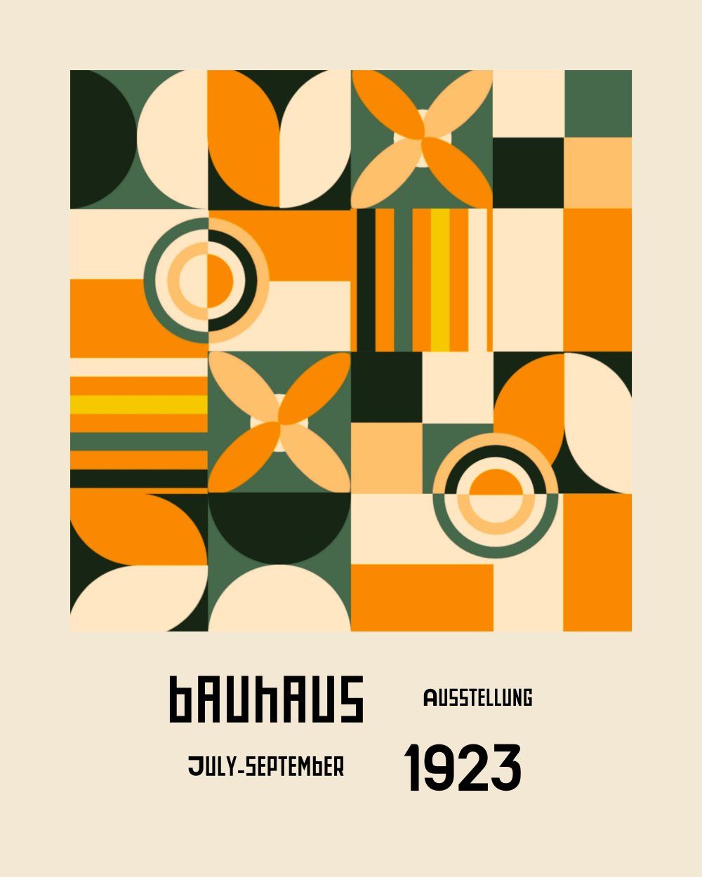 Konten Poster Bauhaus Collection