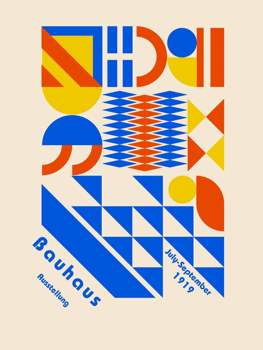 Konten Poster Bauhaus Collection