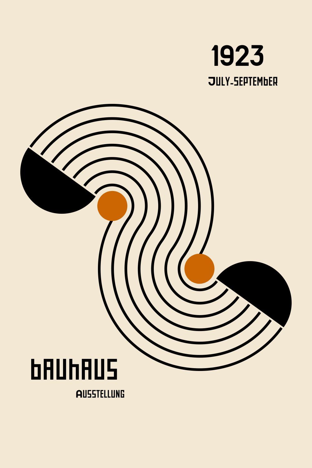 Konten Poster Bauhaus Collection