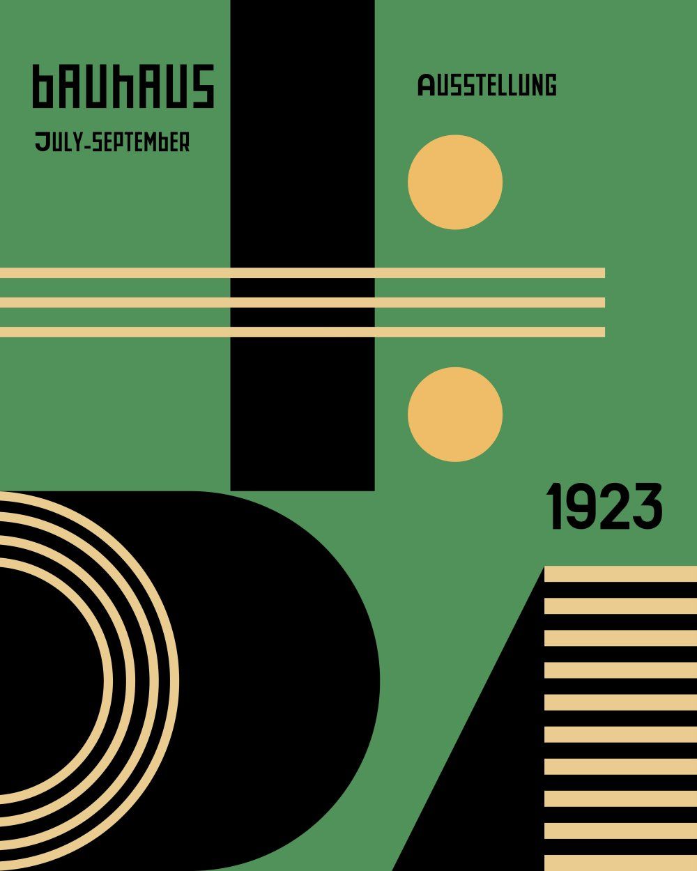 Konten Poster Bauhaus Collection