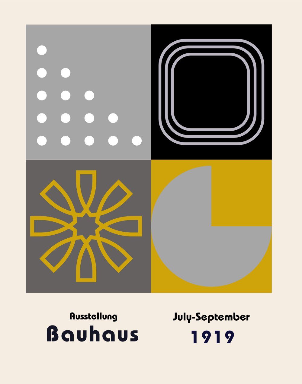 Konten Poster Bauhaus Collection