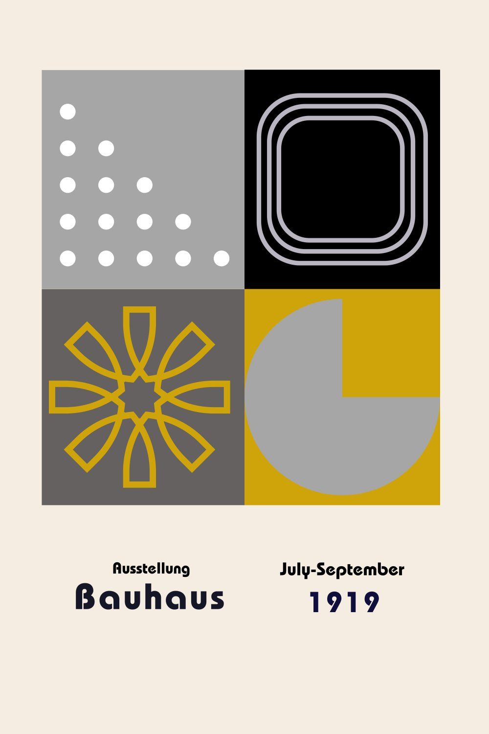 Konten Poster Bauhaus Collection