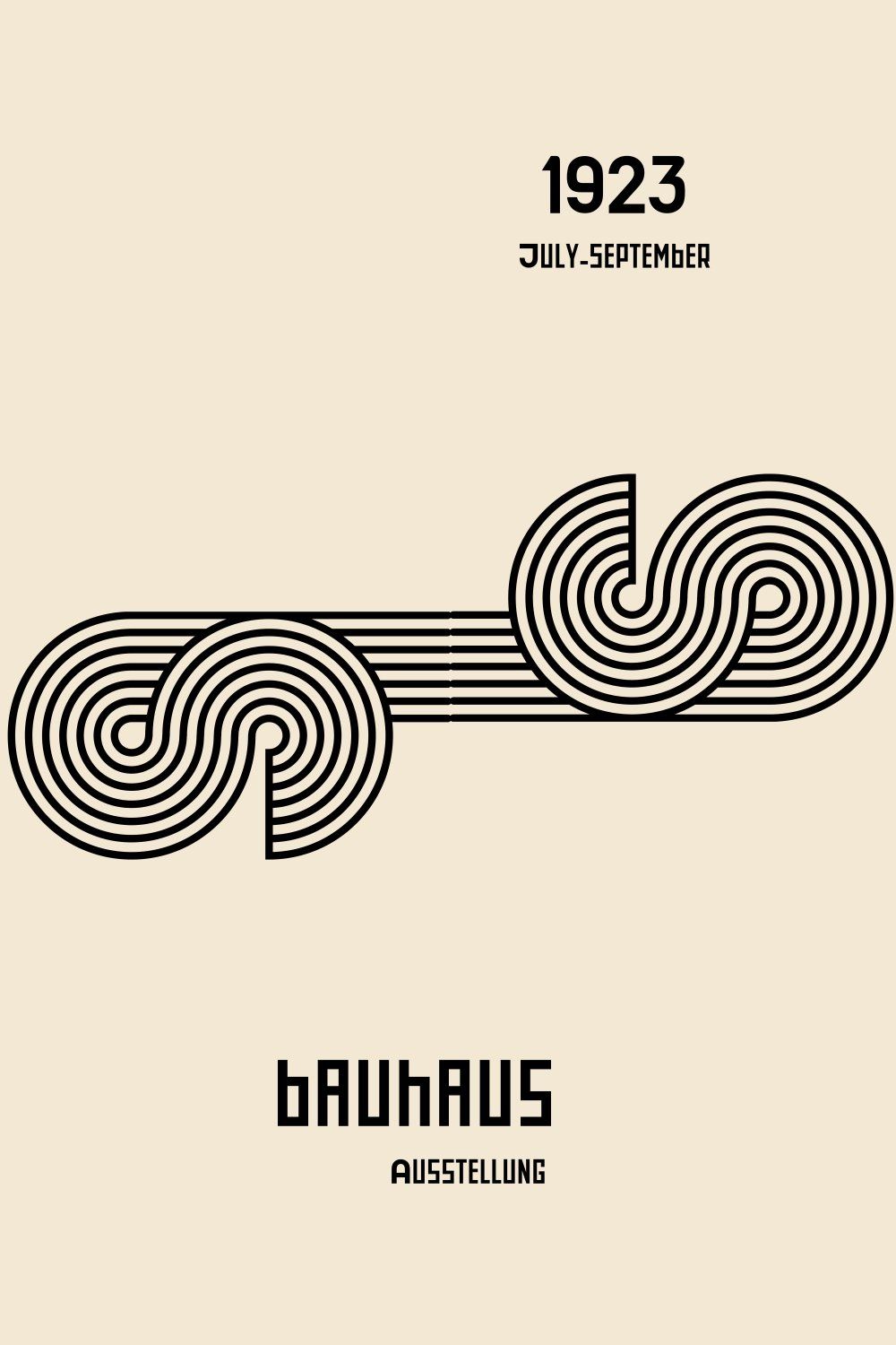 Konten Poster Bauhaus Collection