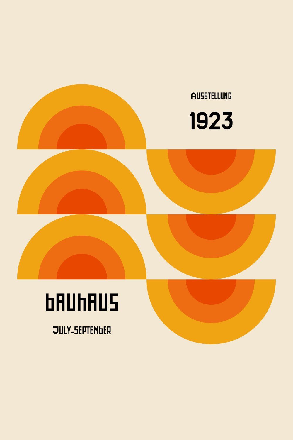 Konten Poster Bauhaus Collection