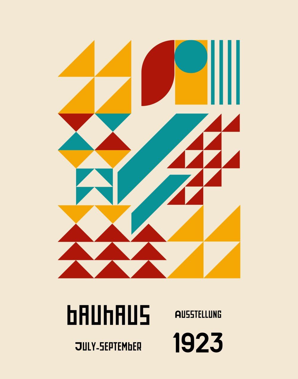 Konten Poster Bauhaus Collection 1400 Plus 11X14 Inch