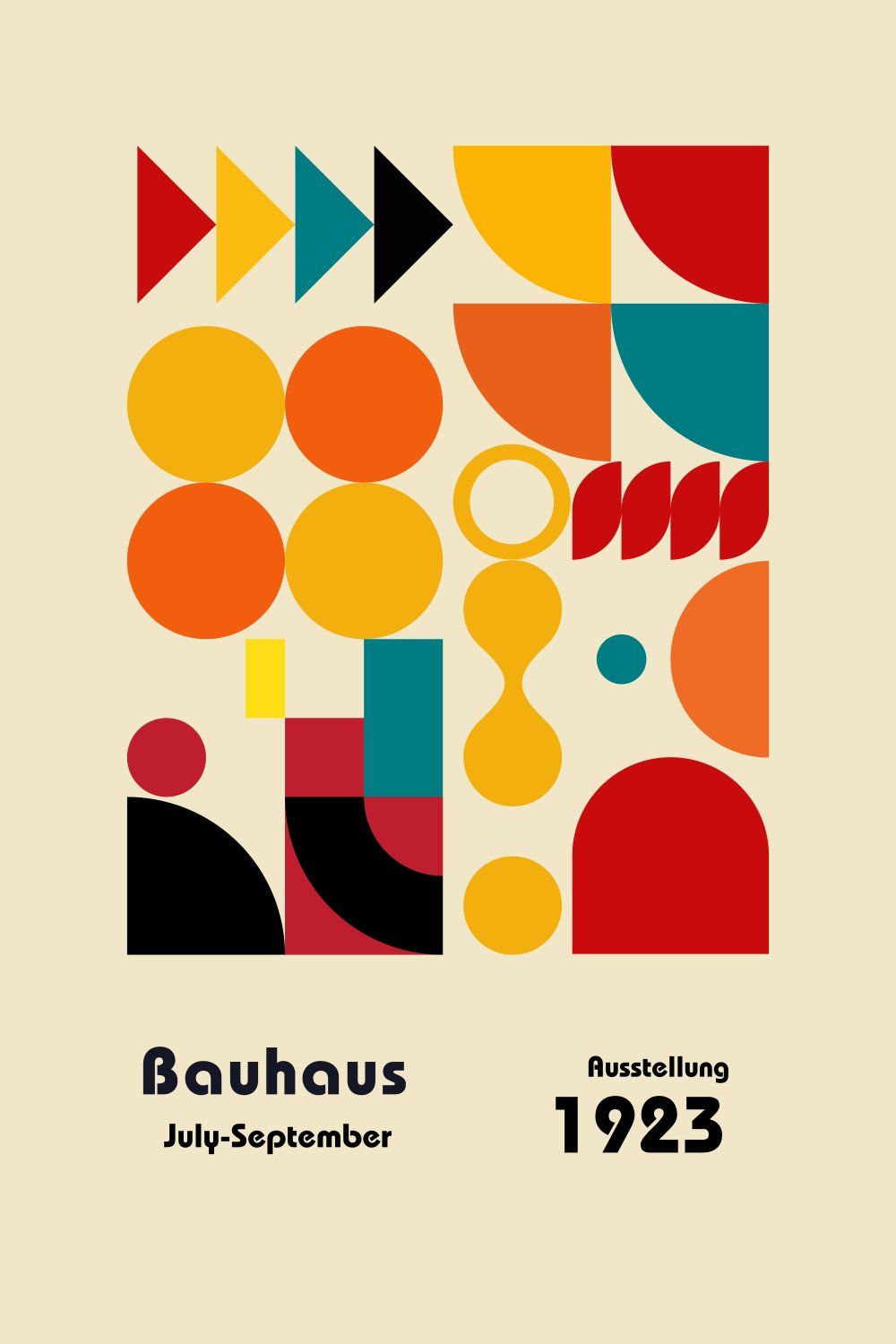 Konten Poster Bauhaus Collection Rasio 2 3