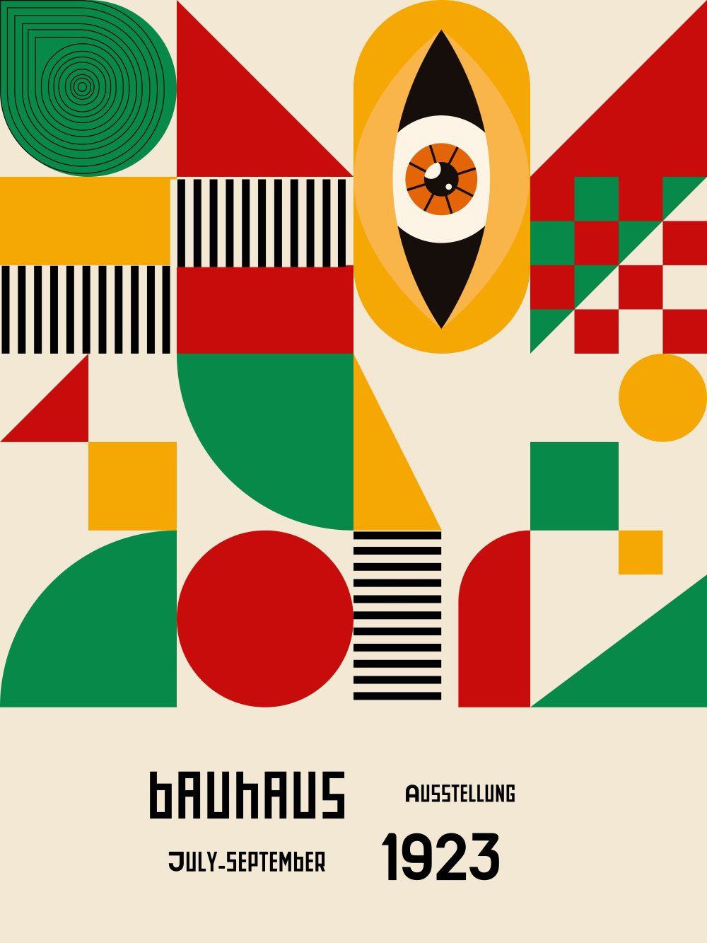 Konten Poster Bauhaus Collection Rasio 3 4