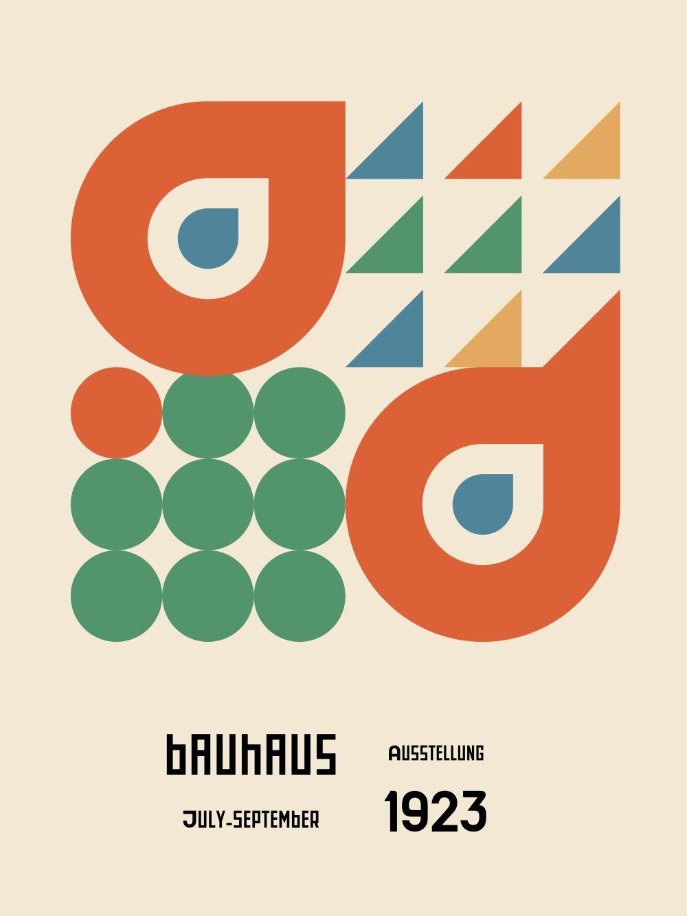 Konten Poster Bauhaus Collection Rasio 3 4