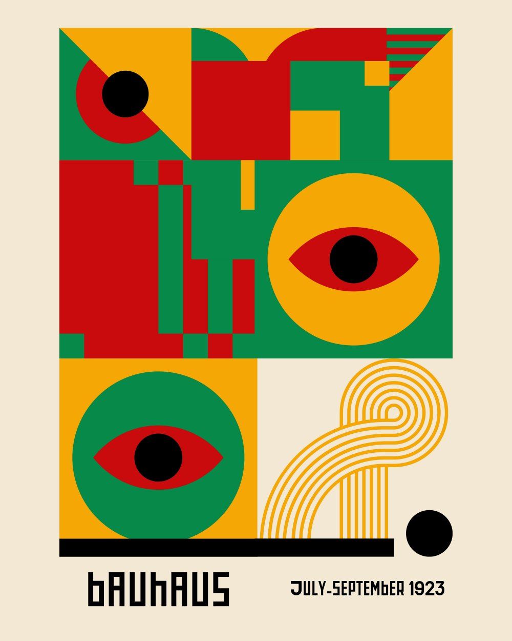 Konten Poster Bauhaus Collection Rasio 4 5