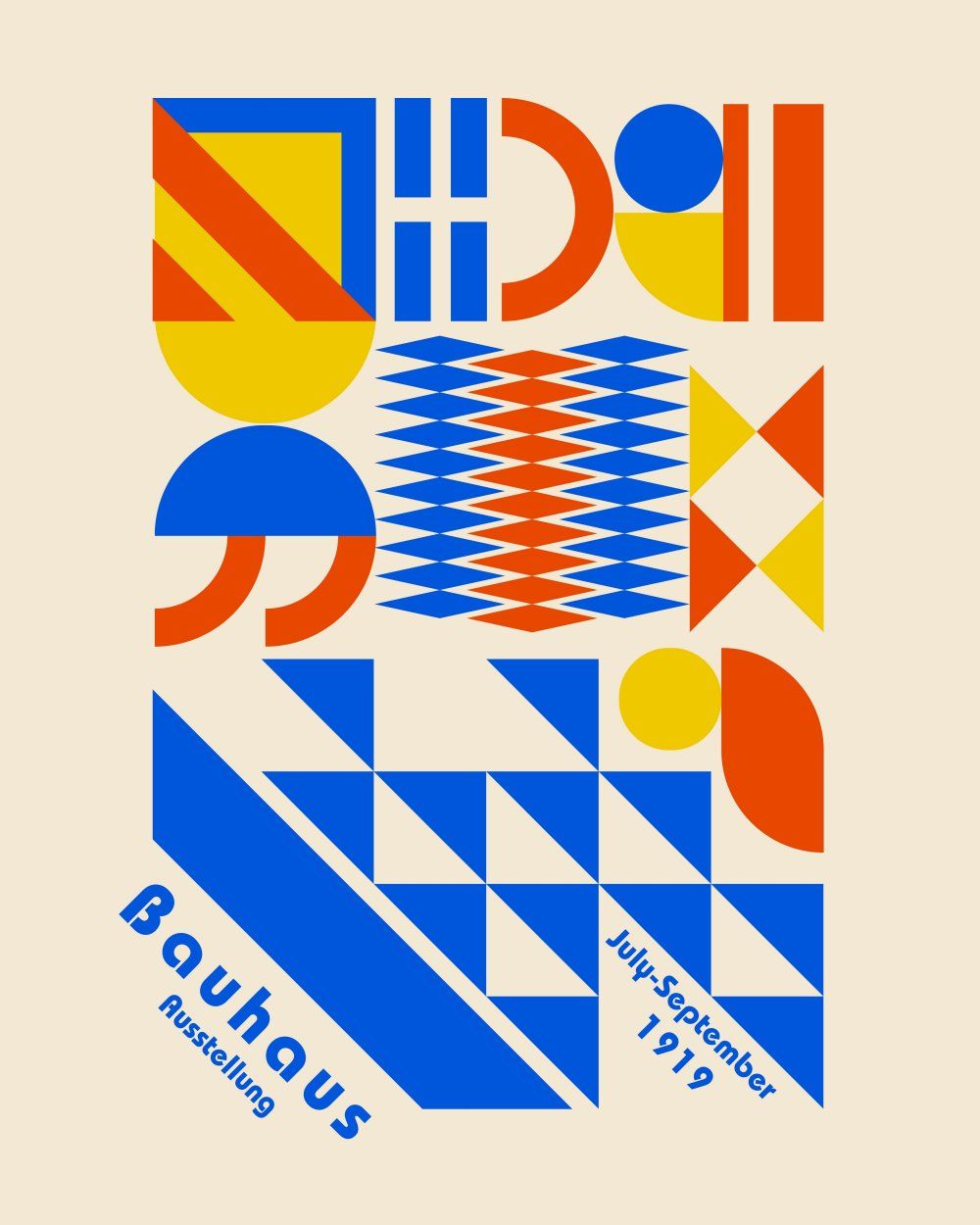 Konten Poster Bauhaus Collection Rasio 4 5