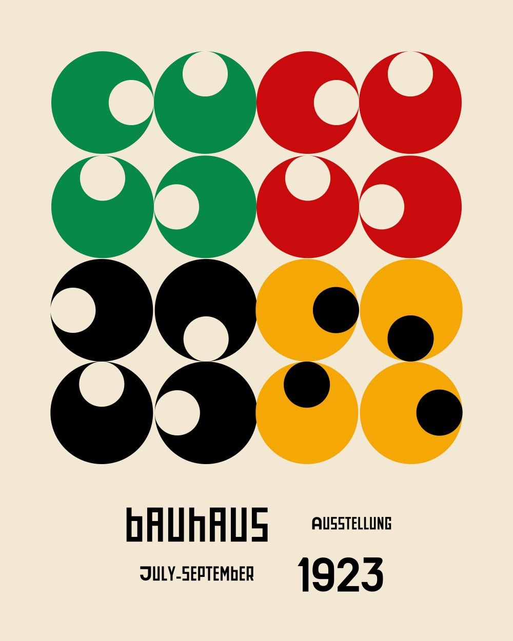 Konten Poster Bauhaus Collection Rasio 4 5