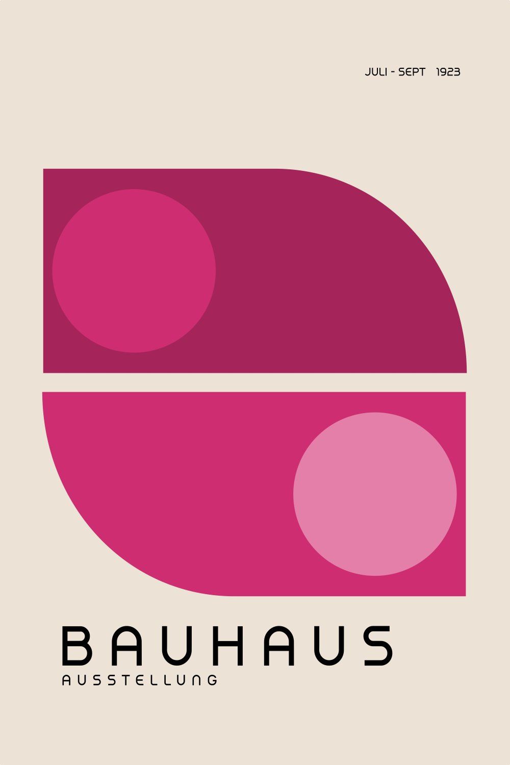 Konten Poster Bauhaus D Collection