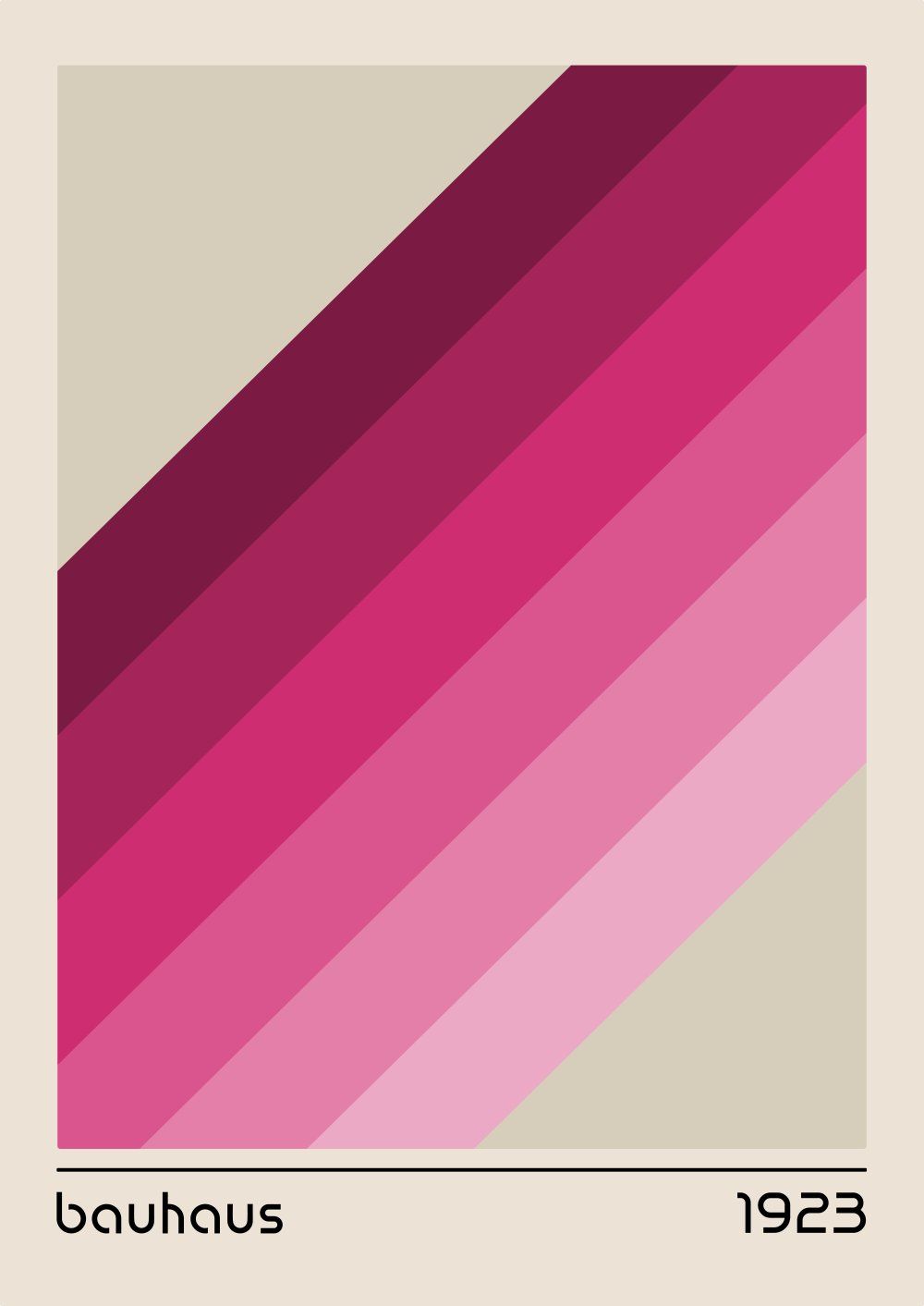 Konten Poster Bauhaus Digital Art