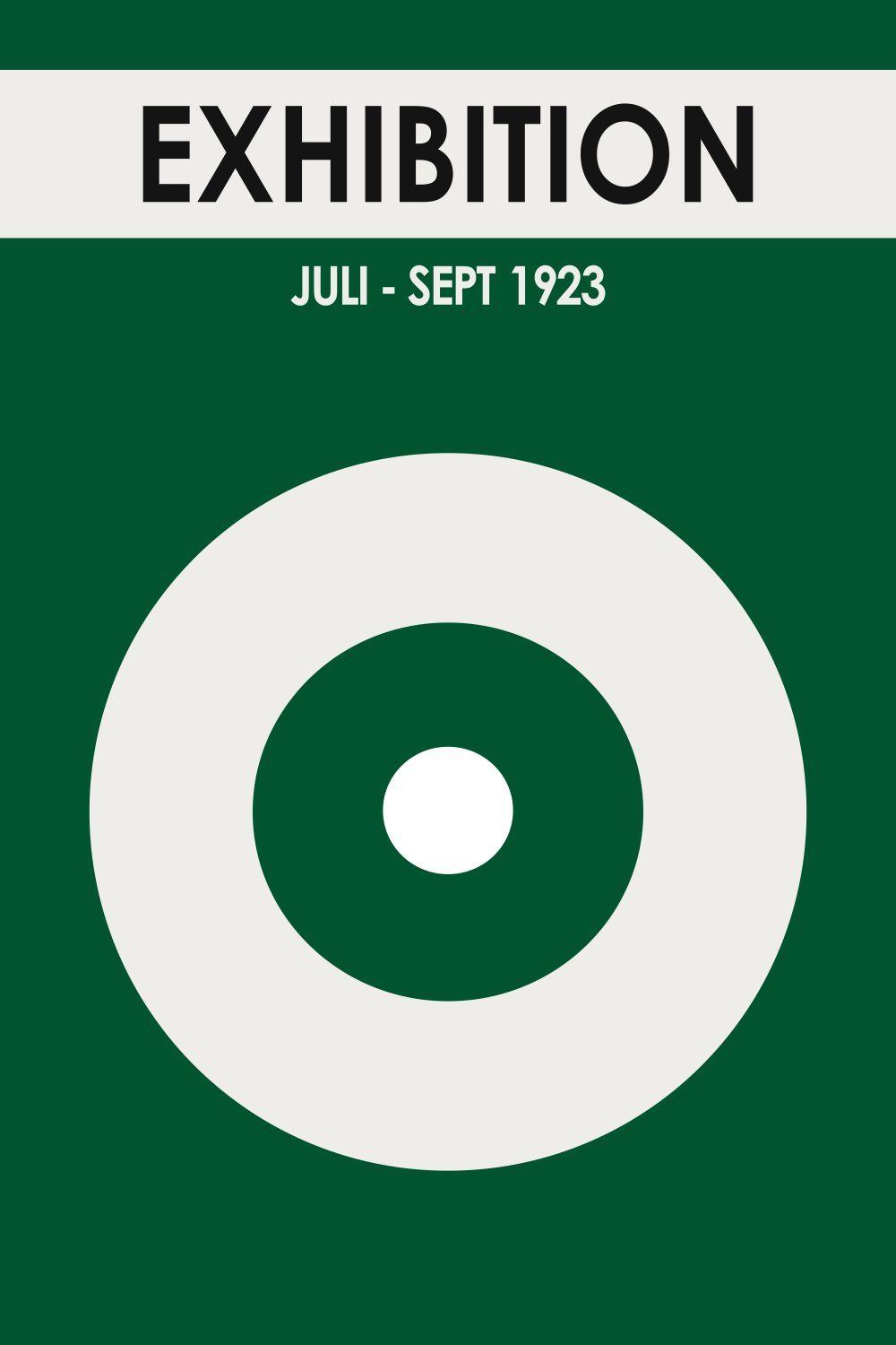 Konten Poster Eksposis Bauhaus