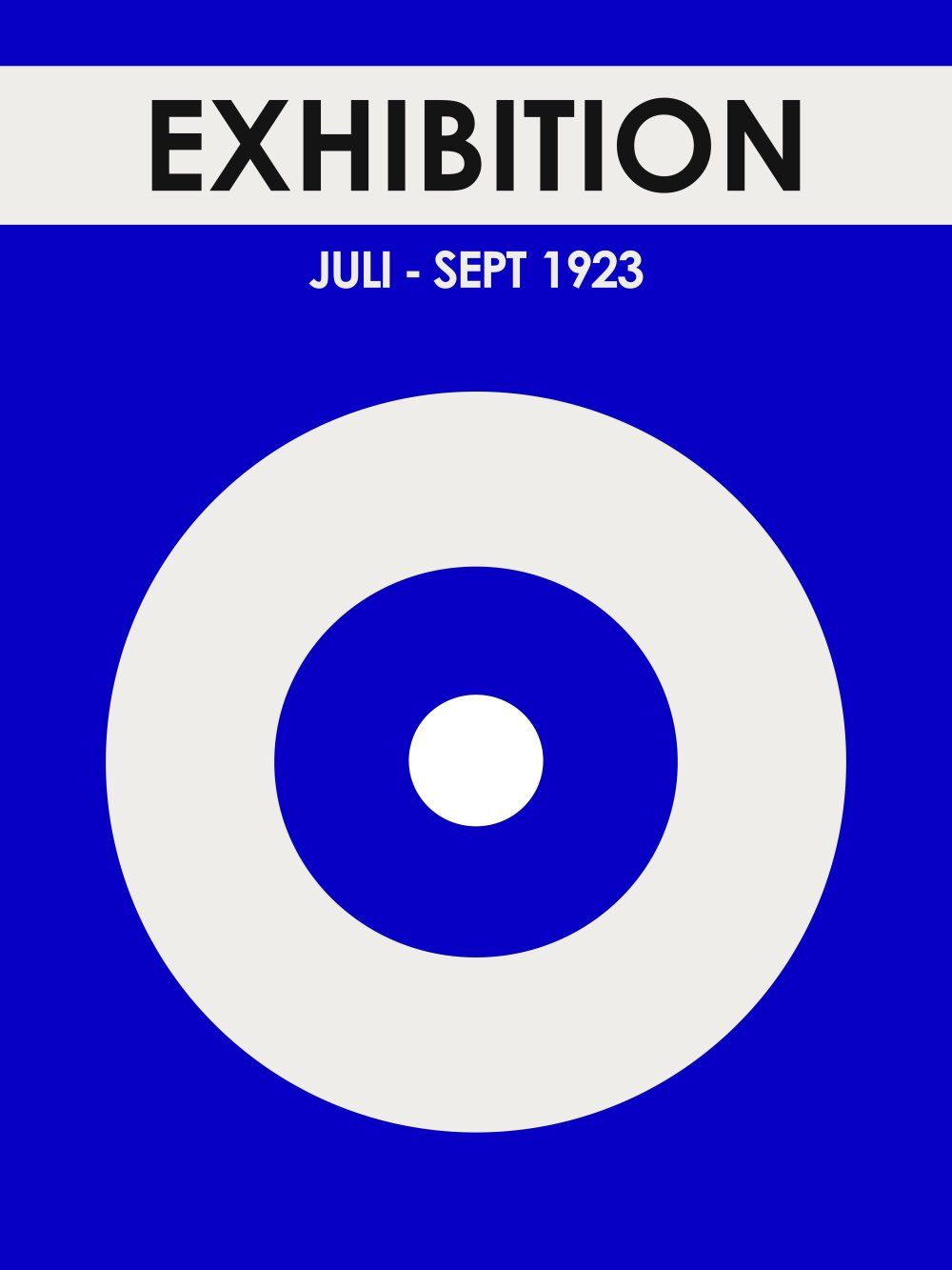 Konten Poster Eksposis Bauhaus